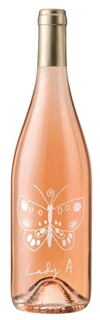 Lady A by Marrenon Provence Rosé Wine (Case of 6) 75cl, Grenache Syrah Caladoc Blend, Vegan Friendly