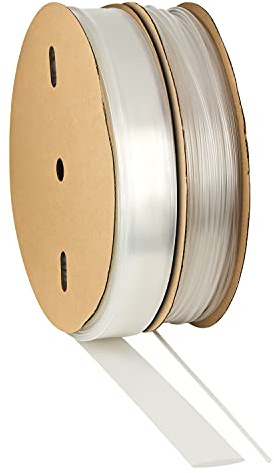 ISOLATECH Guaina termorestringente Ø40mm x 1m 3:1 Trasparente | Con adesivo, Poliolefina, Senza Scritte, Al metro, Per isolamento cavi e connessioni saldate