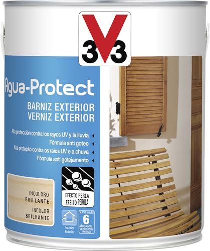 Barniz Exterior Agua Protect Brillante Incoloro 2,5l