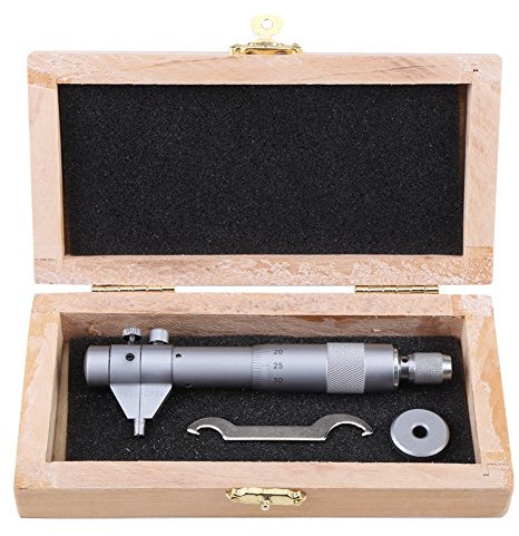 Innenmessgerät,Innenmikrometer Innenmessgerät Messwerkzeuge 5-30mm,Messbereich 0,01 mm,mit Schraubenschlüssel Kalibrierungsring und Verpackungsbox