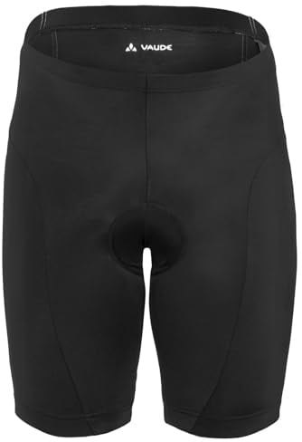 VAUDE Fahrradhose Herren kurz, atmungsaktiv & elastisch, black uni, S