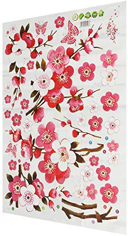 TuToy Flor De Cerezo Grande Mariposa Árbol Pared Pegatina Arte Calcomanía Home Decor