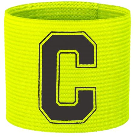 55 Sport Fußball Kapitänsbinde - Erwachsene - Neon Gelb
