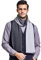 Taylormia Schal Herren 100% Merinowolle Premium Warm und Weiche Winterschal (Grau 9277)