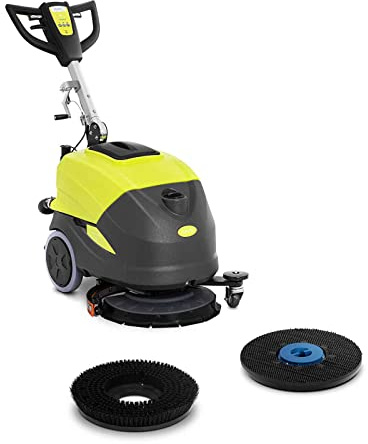 ulsonix Lavapavimenti a Batteria Lavasciuga Pavimenti TOPCLEAN 850 (2 batterie 12 V 85 Ah, 155 giri/min, 850 W)