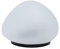 Lampe solaire décorative galet LED blanc SOLENZARA ∅16cm