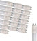 JANDEI - x20 LED Röhre 120cm 18W, Kaltweiß 6000K, 2160 Lumen, Standard T8 G13 Stecker, Beleuchtung für Büros, Flure, Garagen, Handel, 220V. 1 Anschluss.