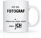 Print-Klex Berufstasse mit Fotograf Motiv Bedruckt Fotograf Tasse für Beruf Geschenk Kaffeebecher Geschenktasse Teetasse Arbeitstasse Arbeitsbecher mit Druck 330ml Beruf Tasse