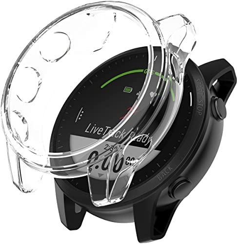 Shieranlee Custodie compatibili con Garmin Forerunner 945 LTE Custodia, Protettiva in TPU per Protezione dello Schermo Armatura per Garmin Forerunner 945 LTE Smartwatch