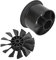 Entatial RC Ducted Fan, Stable Ducted Fan for Brushless Motor Ducted Fan for RC Planes for 3300/4000/4600/5000KV Motor for Most RC Plane(Positive oar)