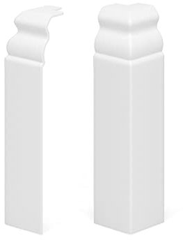 KGM Außenecke Hamburger Sockelleiste 120 mm 2 Stück