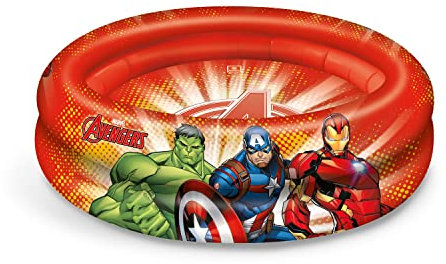 Mondo Toys - AVENGERS | 2 Rings Pool - Piscina Hinchable para bebé - diámetro 100 cm, Ideal para niño/niña +10 Meses - 16913