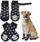 Anti Slip Paw Protectoren Hundesocken, doppelt seitlich rutschfeste Hundesocken mit einstellbaren Riemen, Traktionskontrolle für Innenholzboden (S)