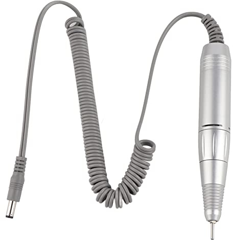 Joyzan Taladro de Uñas Eléctrico, Portátil Torno para Mango Máquina Eléctrica Pulido Eléctrico Pieza Mano Pedicura Manicura Herramienta Arte Profesional Pulidor Cortador Broca Pulidora Lima Reemplazo