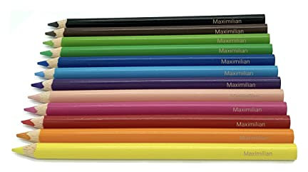 Faber Castell JUMBO Buntstifte mit Namen Gravur (12)