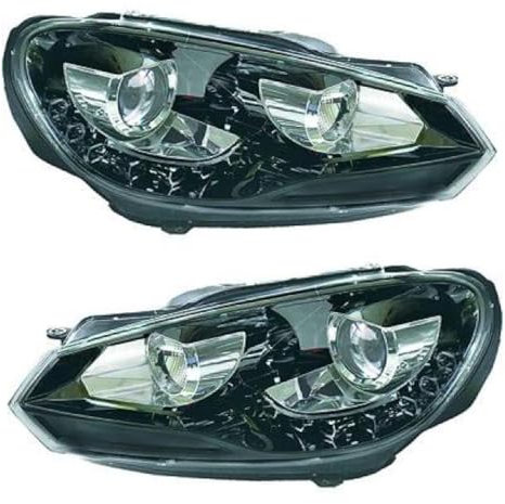 DM Autoteile 137197 Hauptscheinwerfersatz Depo/TYC kompatibel für VW Golf VI 5K1 Variant AJ5 Cabriolet 517