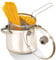 Pentola cuoci pasta con doppio cestello scolapasta diametro 24 cm litri 4,3 in acciaio 18.10 per tutti i piani di cottura compresa induzione