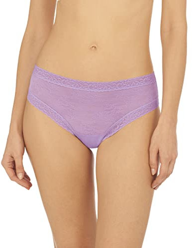 Natori Donna Escape Thong Slip a Tanga, Viola, XL