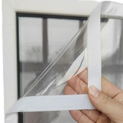 Kit de Aislamiento de Ventana,Invierno Protección Contra el frío,Corte de Bricolaje,el Aislamiento Acústico Lámina Aislante Para Aislamiento Térmico de Ventanas (70x90cm)