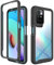 XINNI Coque pour Xiaomi Redmi 10 2022 Antichoc Housse avec Protège écran, 360 Degrés Full Body Etui Solide Double Face Bumper Portable Transparent Housse