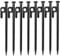 BOOSHMall 8X Zeltheringe, Sturmsicher Zelt Heringe Stahl Erdnägel mit Haken und Loch für Camping und Outdoor Wandern, 20cm