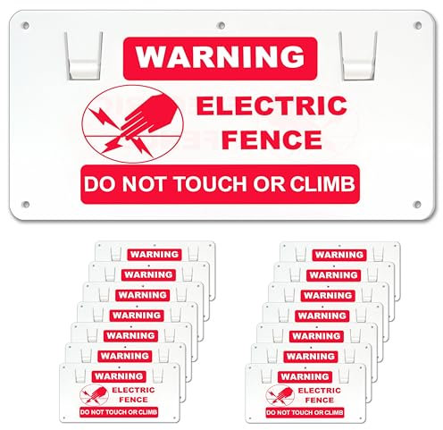 RiteFENCE Elektrozaun Warnschild für Elektrozaun PK15