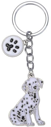 WEWAYSMILE Porte-Clés Chien, Porte-Clés En Métal Petit Chien, Porte-Clés En Métal Chiot Mignon, Pour Décoration Porte-Clés De Voiture, Cadeau Personnalisé, Long 4.13po/10.5 cm