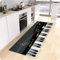 YANGECHEN Piano Kitchen Rug Home Hallway Entrance Doormat Carpet for Living Room Bedroom Floor Decor Carpet Bathroom 80X150Cm