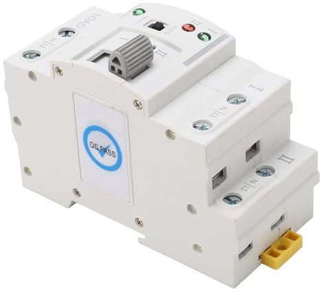 Interruttore di Trasferimento Automatico a Doppia Alimentazione, Controllo WiFi Mini 2 Fasi Interruttore ATS a Doppia Alimentazione, Interruttore di IEC60947-6 63A 220V (220VAC)