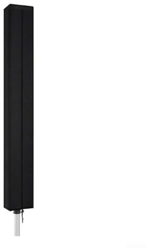 Wäschespinne Abdeckung für Wäschespinnen, sonnenfest und wasserdicht, Polyester-Bezug (168 x 30 x 30 cm, schwarz)