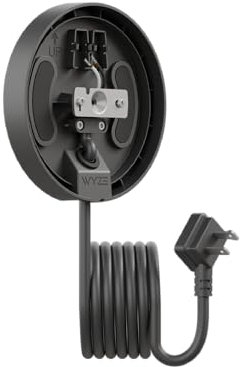 Wyze Floodlight CAM Plug-In Mount for Wyze v1/v2/Pro Reflector Cameras, Electrical Box with 20ft Weatherproof Outdoor Power Cord, Easy Installation (Black)