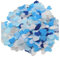 XIWJLWO Konfetti Blau Weiß 30g, Streudeko für Hochzeit und Party, Papierkonfetti Tischdeko für Geburtstag, Baby Shower, Gender Reveal Party, Konfettikanone Hochzeitskonfetti