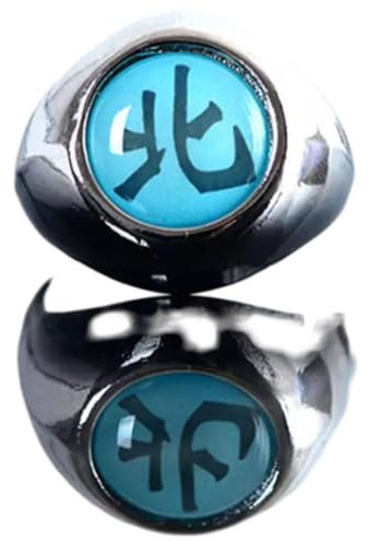 Pidak Ringe der Organisation Ninja - Cosplay - verstellbar aus Metall - One Size fits all - Sonnenaufgang, Zink, Kein Edelstein