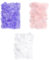 Netuno Lot de 450 plumes décoratives violettes, roses, blanches, violettes, roses, blanches, 30 g, plumes de duvet, plumes d'oiseaux, pour bricolage, décoration, Pâques, Noël
