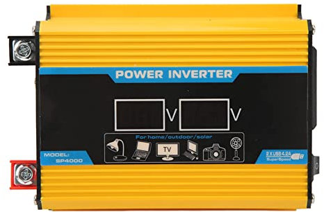 Inverter,300W Modified Sine Wave Inverter USB Car Power Inverter Adapter LED Display 12V to 220V Pure Sine Wave Power Inverter Car Inverter with Digital LCD Display USB Charging P