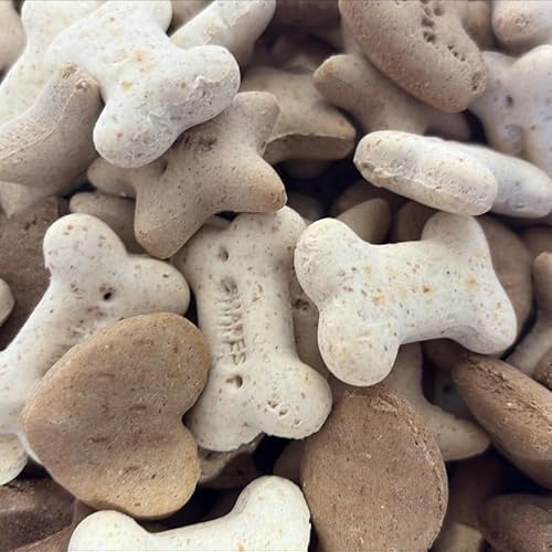 2kg Biscuit Shapes, Limited Dog Treat Biscuits | Wholesome Crunchy Treats for Adult Dogs | Supports Digestion, Vitality & Natural Defences | No Artificial Additives