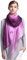 Prettystern XXL Chiffon Damen Sceide Schal mit Farbverlauf Tie-Dye Batik 100% Seide Damenschal Seiden-Stola - 5 dunkel lila