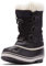 Sorel KIDS YOOT PAC NYLON WATERPROOF Schneestiefel für Unisex Kinder, Schwarz (Black) - Youth, 34 EU
