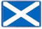 Scottish Flag Fridge Magnet - Large Size (7cm x 4.5cm) - Gift Idea - Tourism