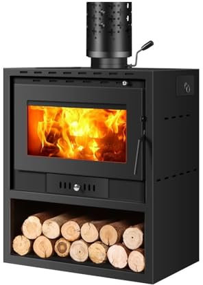 Wood Burning Stove Real Fire Fireplace Wood-burning Heating Stove Homestay Villa Winter Home Indoor Rural Wood-burning European-style Barbecue Stove Wood-Heated Stove