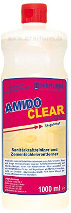 Dreiturm Amidoclear Sanitär-Kraftreiniger/Zementschleierentferner 1 L Badreiniger WC-Reiniger Toilettenreiniger