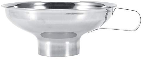 Imbuti a bocca larga, imbuto in acciaio inossidabile di con manico Barattoli per conserve a bocca larga per uso alimentare per uso domestico Utensili da per il trasferimento(L)