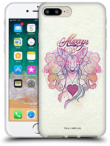 Head Case Designs Offizielle Harry Potter Always Stag Patronus Deathly Hallows XXVI Gel Handyhülle Hülle [Militärischer Schutzgrad] Kompatibel mit Apple iPhone 7 Plus/iPhone 8 Plus
