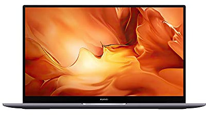 HUAWEI MateBook D 16 Laptop da 16,1 pollici, schermo FullView, processore AMD Ryzen 5, Wi-Fi 6, 16 GB RAM, 512 GB SSD, tastiera AZERTY francese, Windows 10 Home, grigio siderale