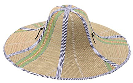 Sealands Chapeau Paille Pêche D'été, Chapeau De Soleil De Paille Pliable Tissage Fait À La Main Chapeau De Soleil en Bambou Chapeau De Visière D'agriculteur pour Les Femmes en Plein Air Hommes
