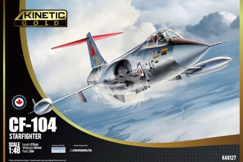 Kinetic 48127 CF-104 Starfighter Aircraft Scale 1/48 Hobby Plastic Kit NEW