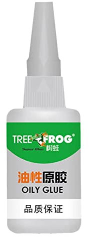 CingK Tree Frog Oily Glue, 50ml, Clear, Universal Repair Glue for Metals, Plastics, Ceramics, Glass, Waterproof, Fast Curing