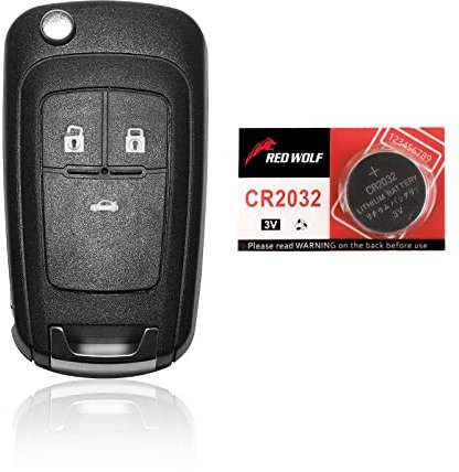 RED WOLF 3 Button Remote Control Key Shell for 2008-2018 Opel Vauxhall Astra Insignia Corsa Mokka Movano Car Key