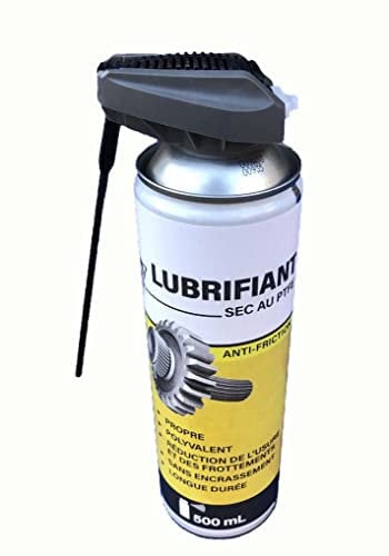 Méduze – Lubrifiant sec au PTFE 500mL – Propre et non gras – Anti-friction – Longue durée – Polyvalent – Professionnel