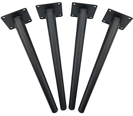 GArcan 4er-Set Ersatz-Möbelfüße aus Metall, austauschbare Kegelmöbelbeine, DIY-Tischbeine, Schrankfüße, Bett, Möbel, Couchtisch, Sofafüße, Schrankbeine, 1072 cm hoch (30 cm 11,8 Zoll),